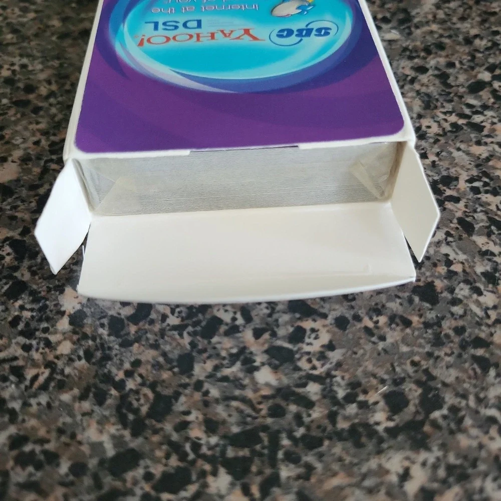 VINTAGE 2004 Yahoo DSL Internet Playing Cards NEW Deck RARE Computer Collectible